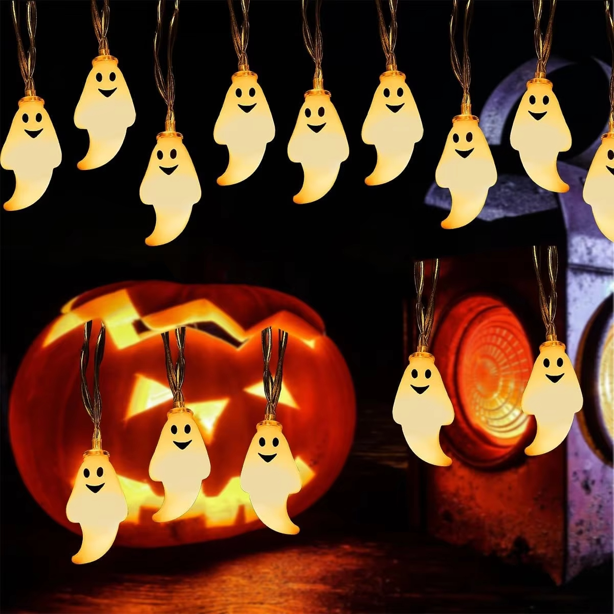 Battery Ghost LED String Light - Led Fairy String Lights incelemesi ve fiyatı