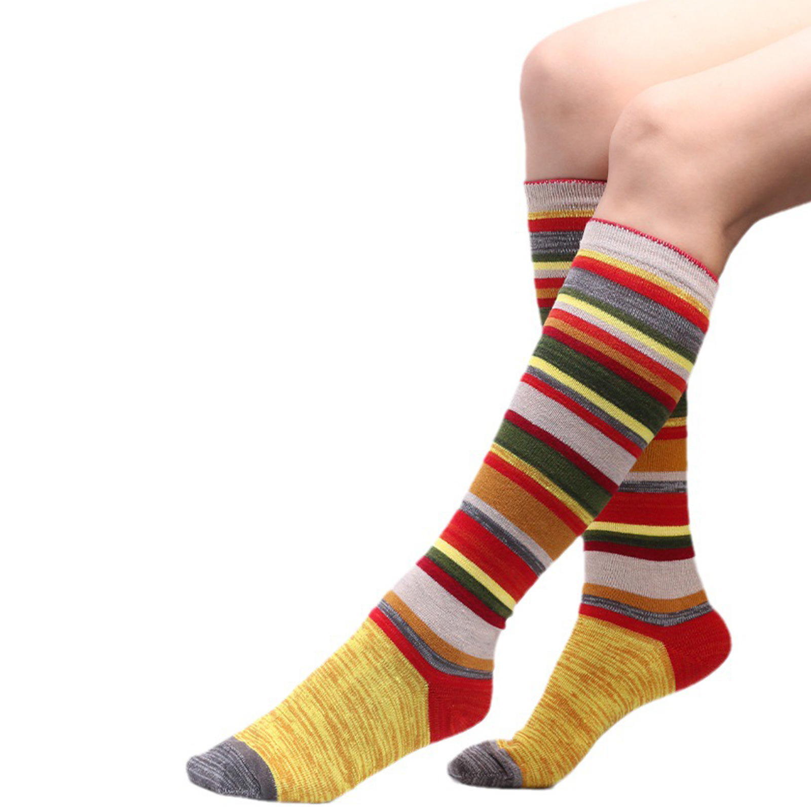 Christmas Colorful Stripes Cot - Christmas Stocking Hanging incelemesi ve fiyatı