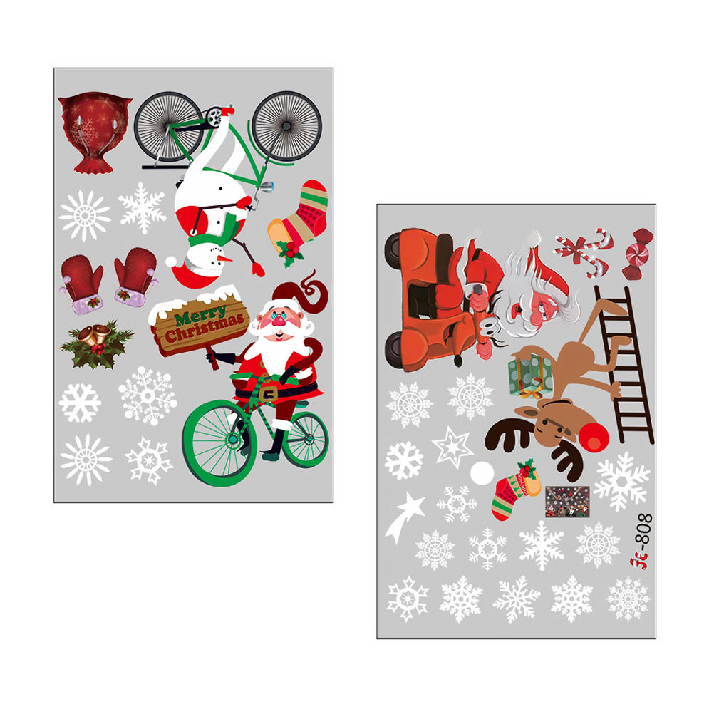 Window Winter Sticker Scene Ho - Snowflake Window Decal incelemesi ve fiyatı