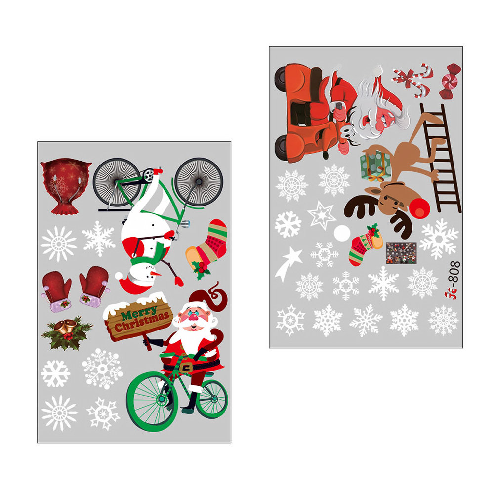 Window Winter Sticker Scene Ho - Snowflake Window Decal incelemesi ve fiyatı