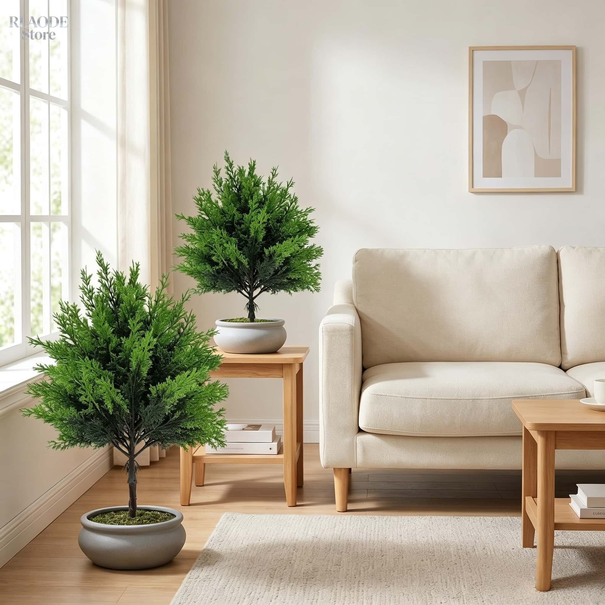 2pcs Outdoor Artificial Greene - Christmas Tree Artificial incelemesi ve fiyatı