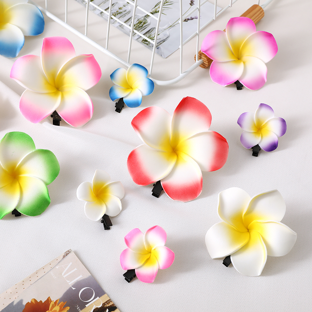 10PCS Hawaiian PE Foam Plumeri - Christmas Wreath Fake incelemesi ve fiyatı