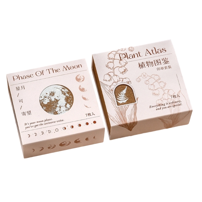 Block Seal Set 7 Piece Boxed P - Gift Box Wrap Set incelemesi ve fiyatı