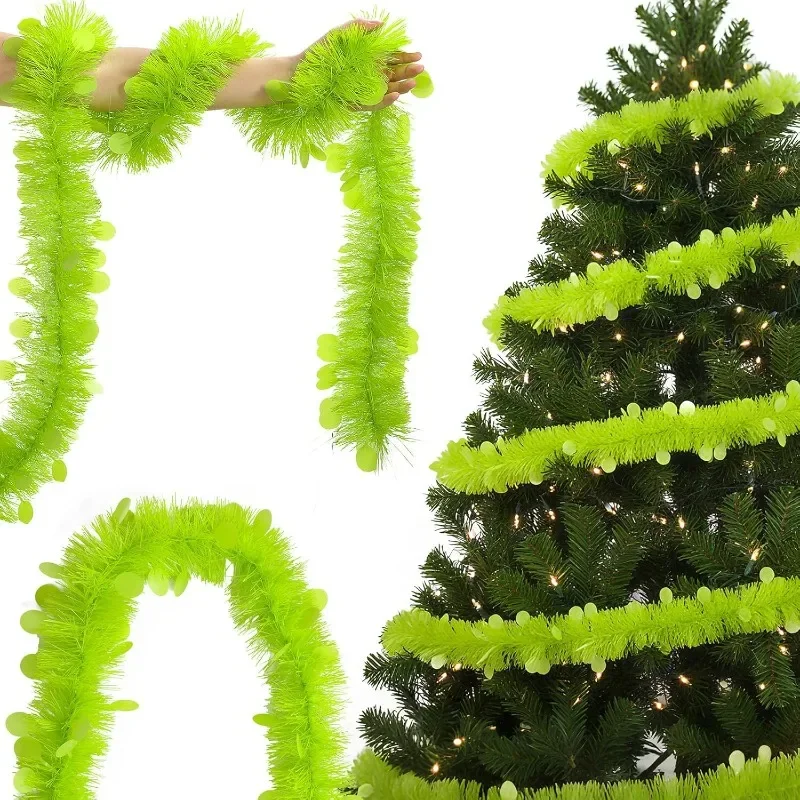 2M Length Christmas Tinsel Gar - Tinsel Garland Decoration incelemesi ve fiyatı