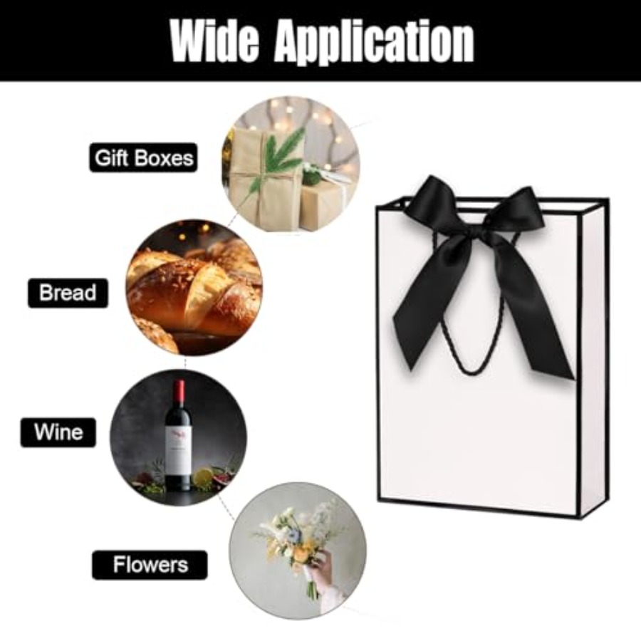 Gift Bags for Presents, 2 Pack - Ribbon Bow Gift incelemesi ve fiyatı