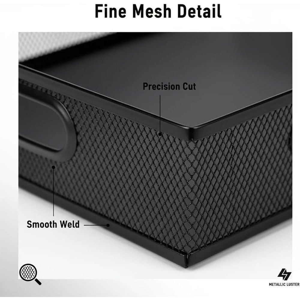 Metal Mesh Desk Organizer Tray - Gift Box Wrap Set incelemesi ve fiyatı