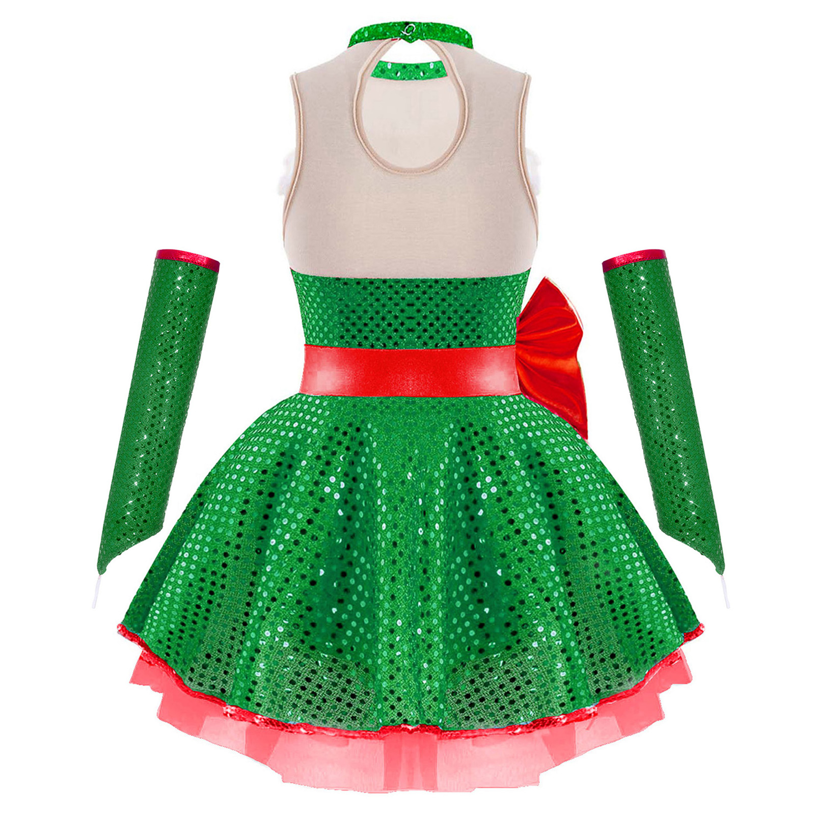 Teen Girls Christmas Sleeveles - Elf Costume Christmas incelemesi ve fiyatı