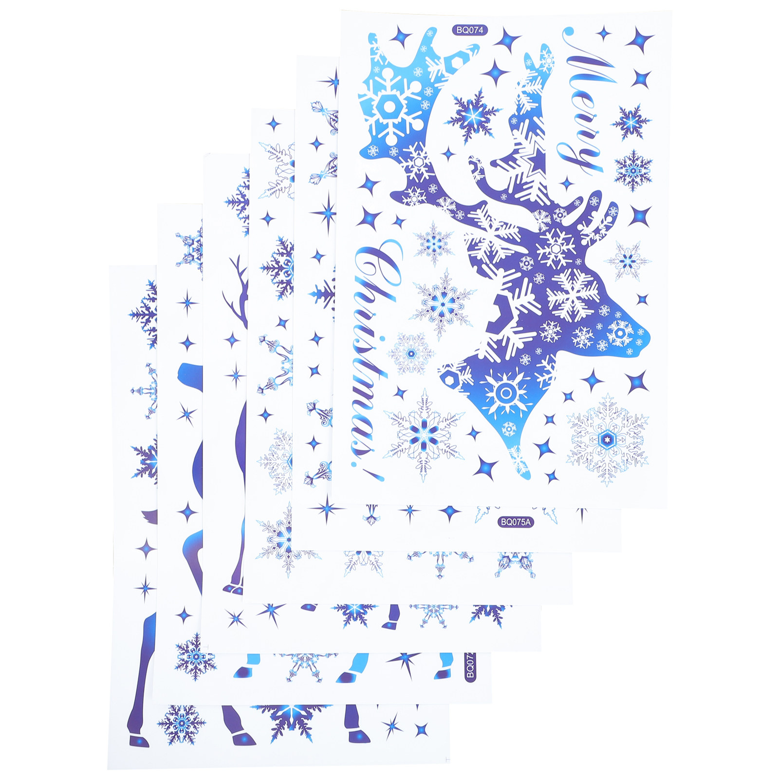 6 Sheets Snow Flake Window Dec - Snowflake Window Decal incelemesi ve fiyatı