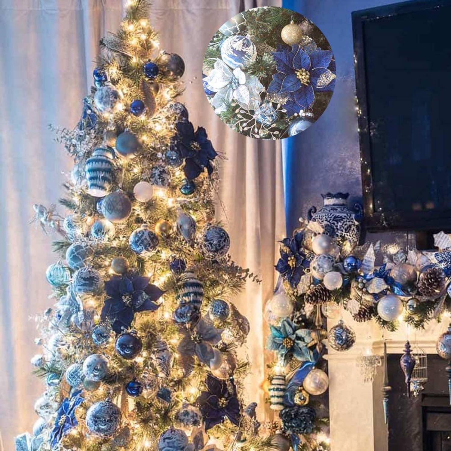 Christmas Glitter 20Pcs Christ - Christmas Tree Artificial incelemesi ve fiyatı