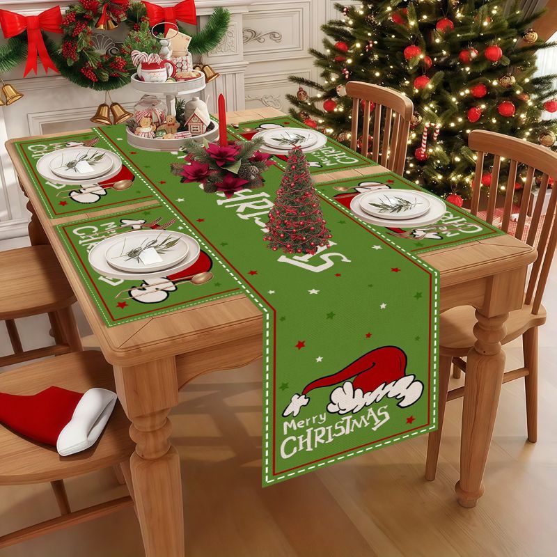 VIKAMA Cute Cartoon Christmas  - Christmas Table Runner incelemesi ve fiyatı