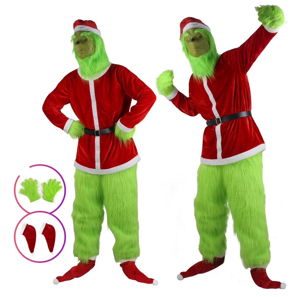 2026Cosplay Costumes Green Thi - Santa Hat Plush incelemesi ve fiyatı
