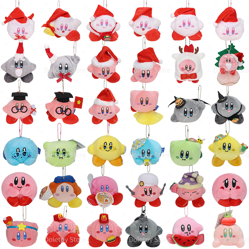 36 Styles Kirby Keychain Plush - Santa Hat Plush incelemesi ve fiyatı