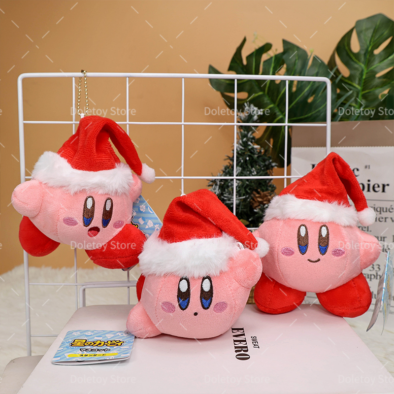 36 Styles Kirby Keychain Plush - Santa Hat Plush incelemesi ve fiyatı