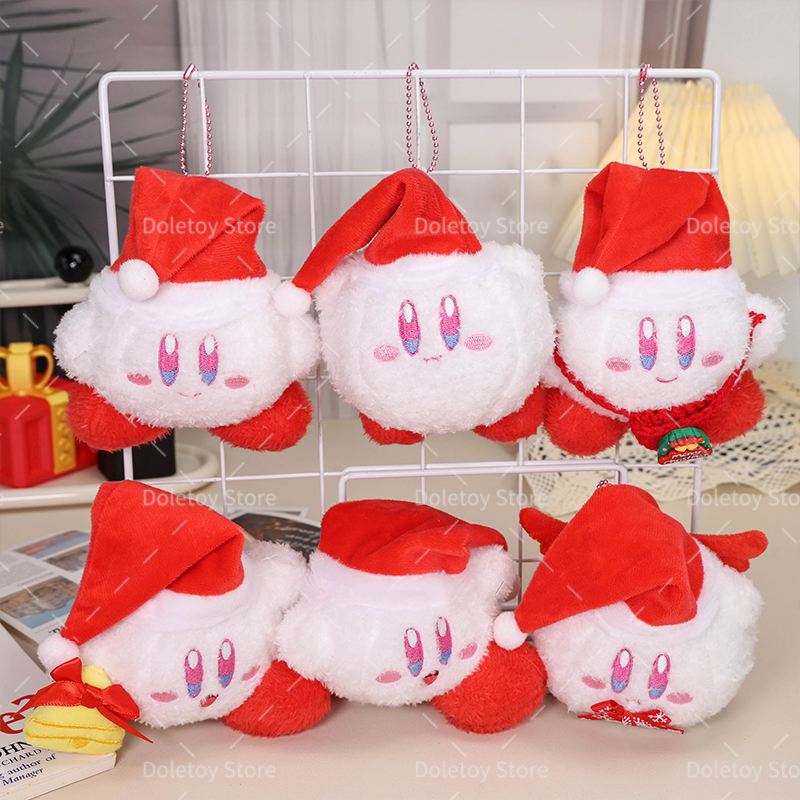 36 Styles Kirby Keychain Plush - Santa Hat Plush incelemesi ve fiyatı