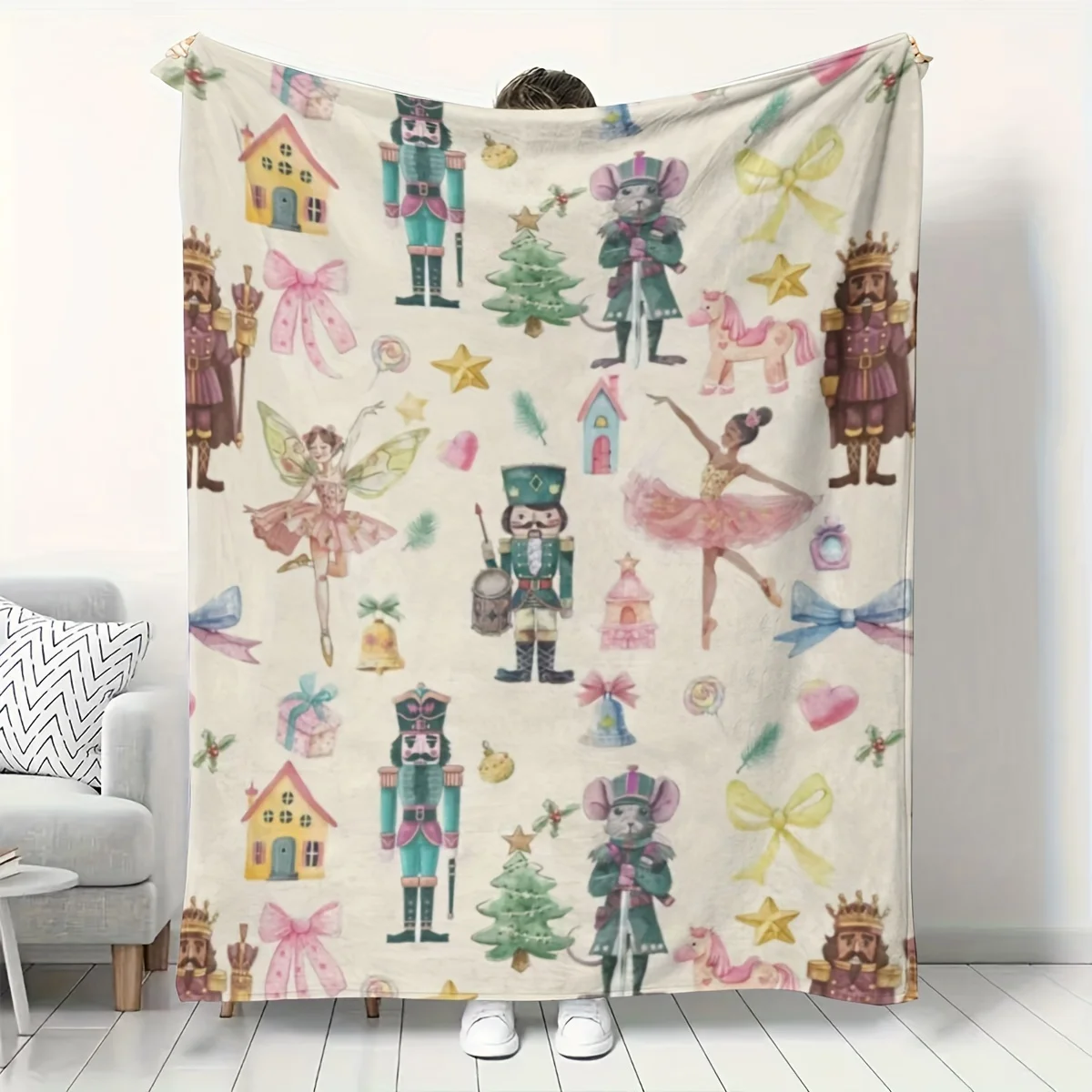 Christmas Nutcracker Ballet Fl - Christmas Throw Blanket incelemesi ve fiyatı