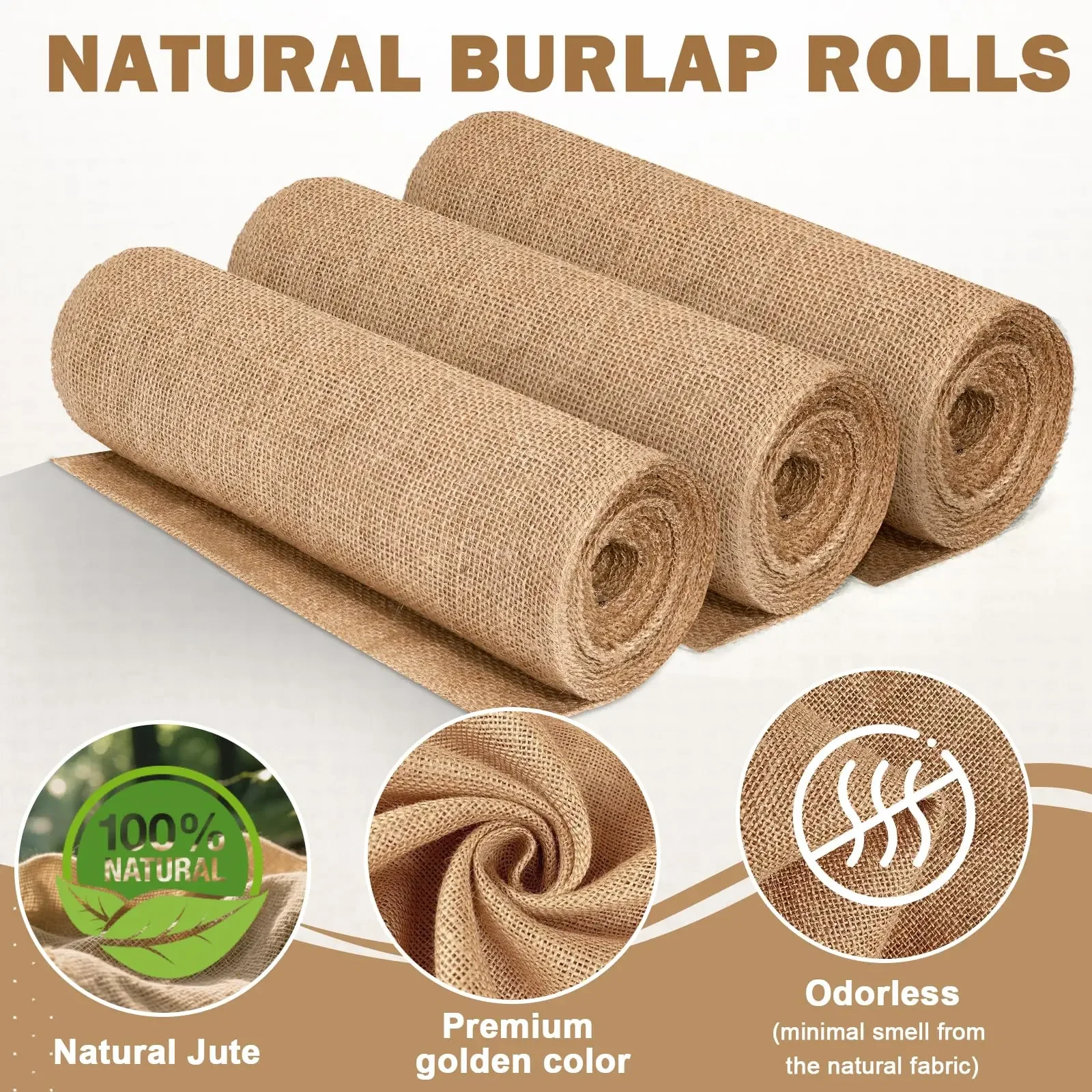 New Desig Beige Burlap Roll 30 - Christmas Table Runner incelemesi ve fiyatı