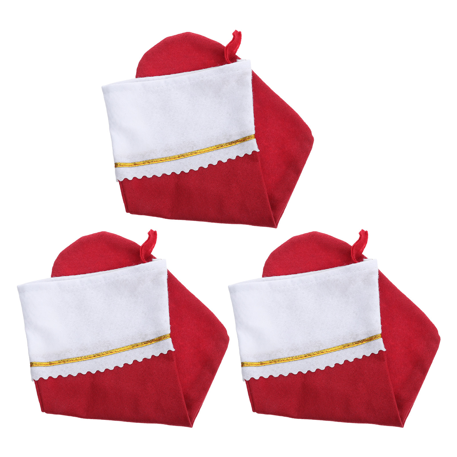 3Pcs Large Red and White Felt  - Christmas Stocking Hanging incelemesi ve fiyatı