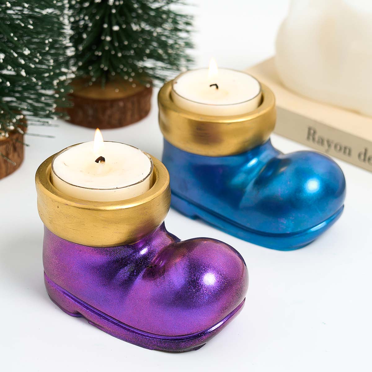 Christmas Boots Shoes Candle H - Holiday Candle Set incelemesi ve fiyatı