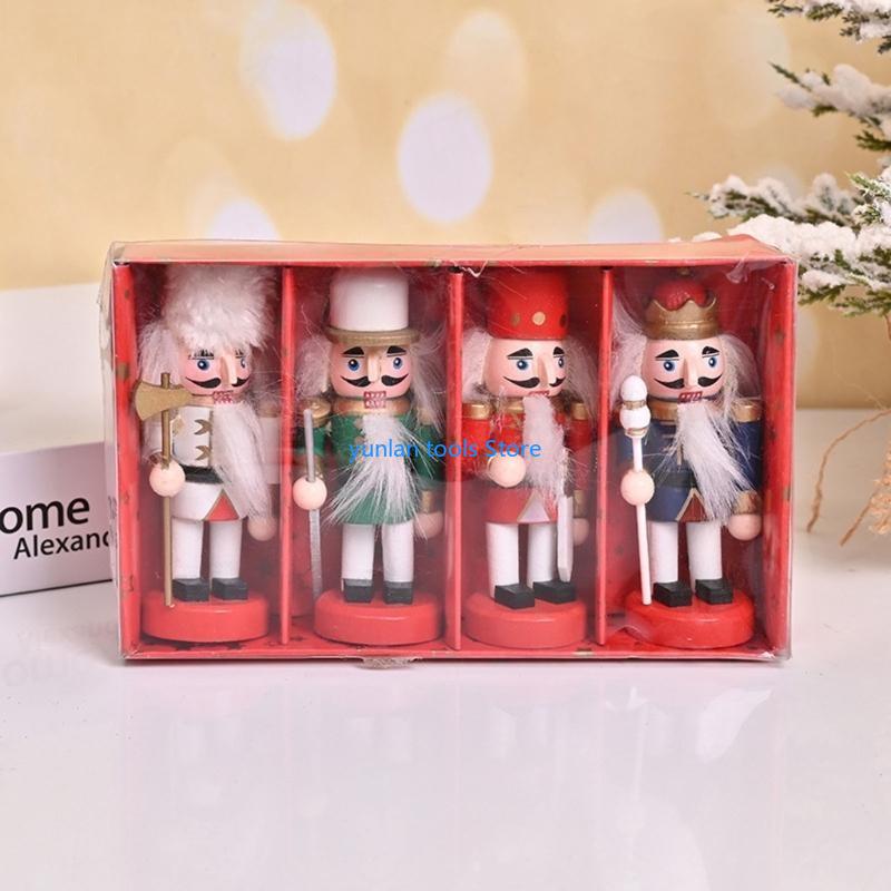 50LB 4Pcs Wooden Nutcracker Ki - Nutcracker Figurine incelemesi ve fiyatı