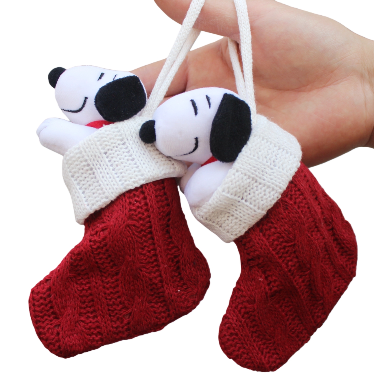 6piece 15CM Peanuts Christmas  - Christmas Stocking Hanging incelemesi ve fiyatı