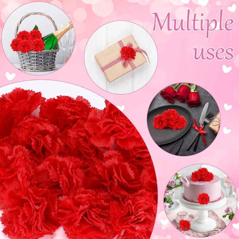 10/20Pcs Rose Artificial Flowe - Christmas Wreath Fake incelemesi ve fiyatı
