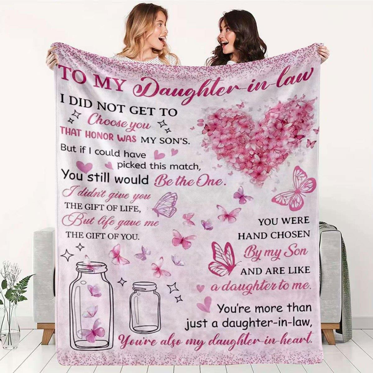 1pc to My Daughter-in-Law Blan - Christmas Throw Blanket incelemesi ve fiyatı