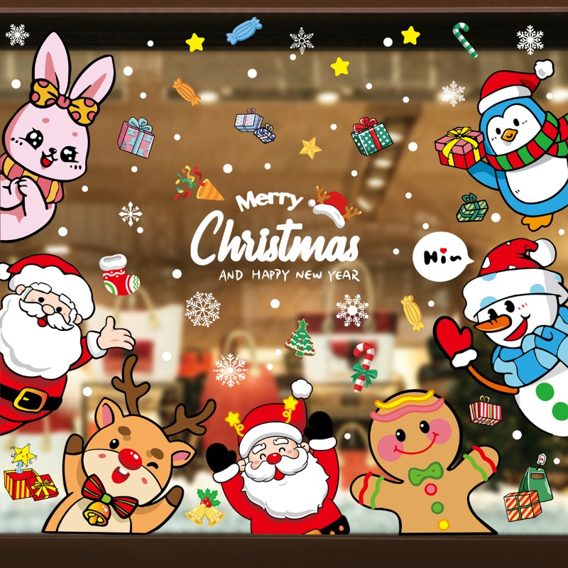 2025 Christmas Decorative Glas - Snowflake Window Decal incelemesi ve fiyatı